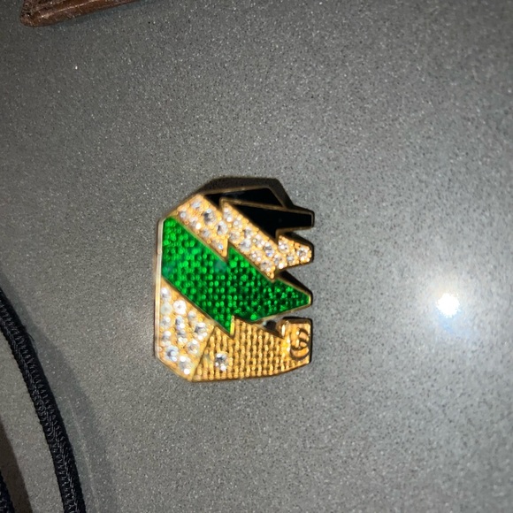 Rare Gucci Swarovski Crystal, gold, and green enamel ring - Picture 3 of 3